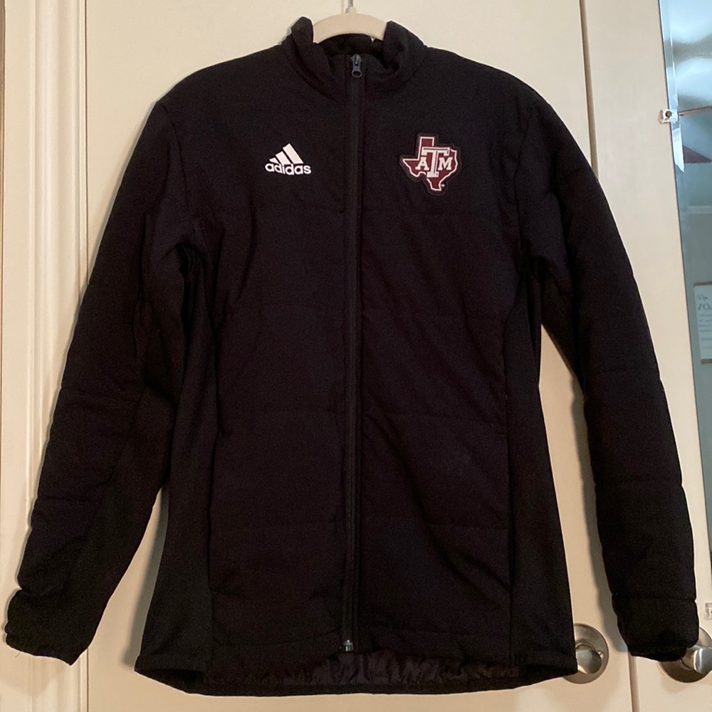 Texas A&M Zip-Up Puffer Jacket | Size S